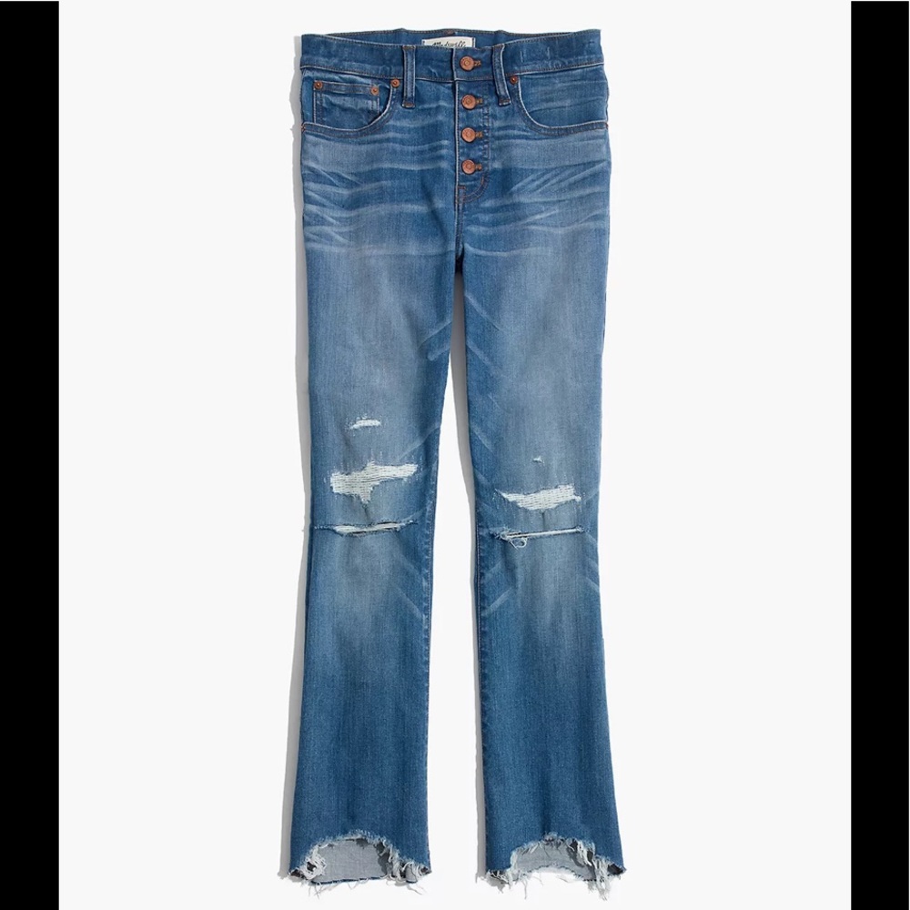 NWOT | Cali Demi-Boot Jeans in Bronson Wash: Button-Front Edition